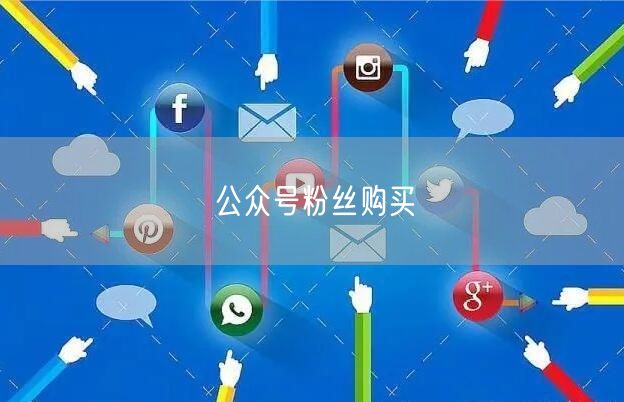 公众号粉丝购买