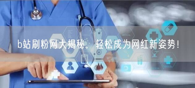 b站刷粉网大揭秘，轻松成为网红新姿势！