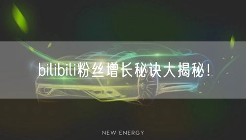 bilibili粉丝增长秘诀大揭秘！