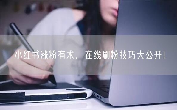 小红书涨粉有术，在线刷粉技巧大公开！