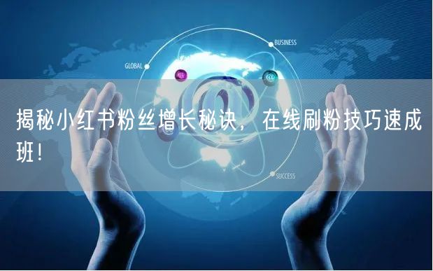 揭秘小红书粉丝增长秘诀，在线刷粉技巧速成