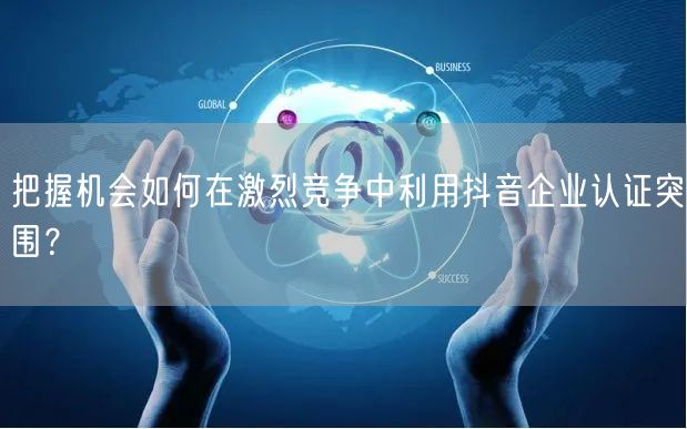 把握机会如何在激烈竞争中利用抖音企业认证