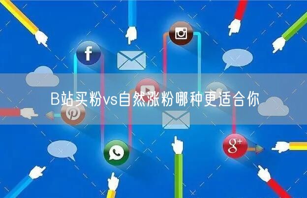 B站买粉vs自然涨粉哪种更适合你